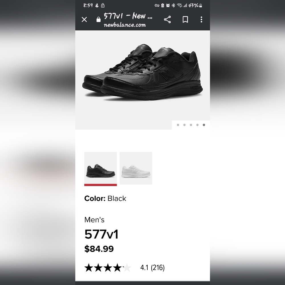 NEW BALANCE 577 Walking Shoe